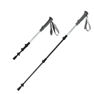 Factory Carbon Fiber Trekking Poles with Replaceable Tips for All-Terrain Trekking