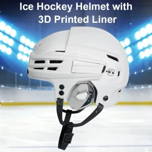 Factory Custom Ice Hockey Equipment 3D Printing Technology Lining Ice Hockey Helmet
