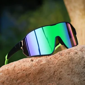 Factory Direct Custom Logo Windproof Outdoor Cycling Sports Sunglasses with UV Protection and Full Rim Frame
