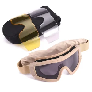 Factory Hot Safety Outdoor Training Anti Fog Wind and Sand Protective Motorcycle Cycling Ski Mountain Sports Tactical Goggles