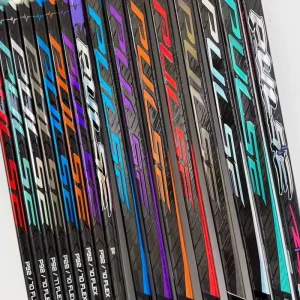 Factory Ice Hockey Sticks with Name Sticker