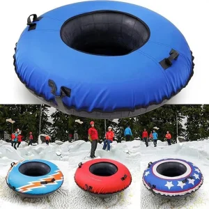 Factory Inflatable Snow Tube with Hard Bottom, 100 cm or 120 cm