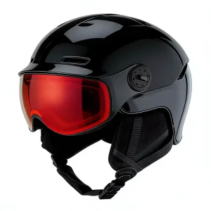 Factory Manufacturer OEM Customized Color Ski Helmet with Detachable Ski Goggles for Adults and Children