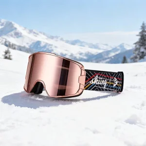 Factory OEM Custom Anti-Fog Snowboard and Ski Goggles for Men and Women, CE Certified