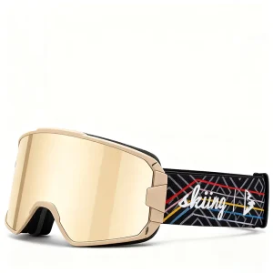 Factory OEM Custom Magnetic Polarized Heated Anti-Fog Goggles for Snow Skiing