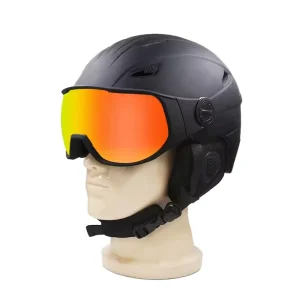 Factory OEM Customized Snowboard Helmet with Visor Goggles