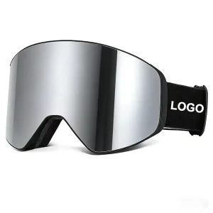 Factory OEM Snow Goggles UV400 Protection Magnetic Snowboard Ski Eyewear