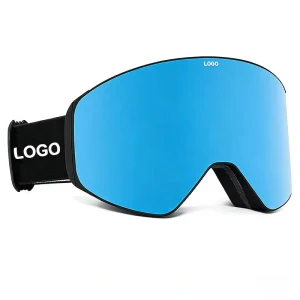 Factory OEM Snow Goggles UV400 Protection Magnetic Snowboard Ski Eyewear