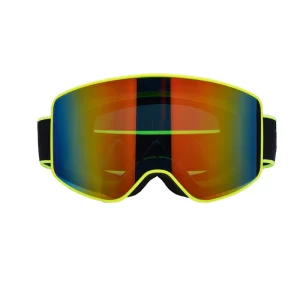 Factory OEM Women’s UV400 Protection Clear Vision Anti-Fog Ski Goggles for Snowboarding