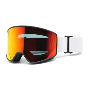 Factory OTG Snow Goggles Sports Eyewear Adjustable Elastic Band Custom Anti fog Cylindrical Ski Goggles