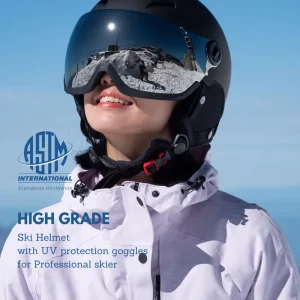 Factory Price High Quality Ski Helmet With Goggles Ski Helmet Big Size Ski Helmet Manufacture