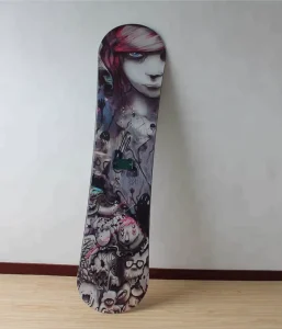 Factory Price One-Piece Custom LED Freestyle All Mountain Snowboard