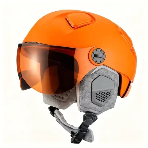 Factory Supplier Custom Color Ski Helmet With Goggles for Adults and Children