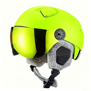 Factory Supply Ski Helmet with Protective Goggles