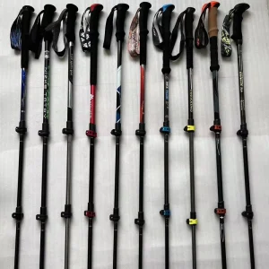 Factory Telescopic 3K 100% Carbon Ski Poles Nordic Walking Sticks Hiking Sticks Trekking Poles