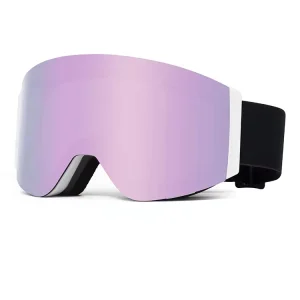 Filp up Ski Goggles UV400 Protection Anti Fog Snow Sports Glasses Polarized Mirror Lens OEM Snowboard Safety Eyewear Custom Logo