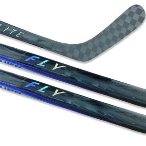 Fly3 Multiple Colors 100% Carbon Fiber Ice Hockey Training Stick Safe Lightweight Anti Slip Easy Grip for Sr Jr Int