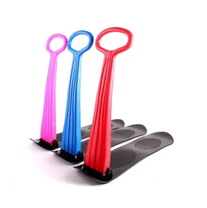 Foldable HDPE Grass Board Toboggan for Skiing and Ice Skating Thickened Snowboard Sled for Children and Adults