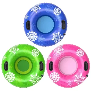 Foldable Heavy-Duty PVC Inflatable Snow Tube for Children