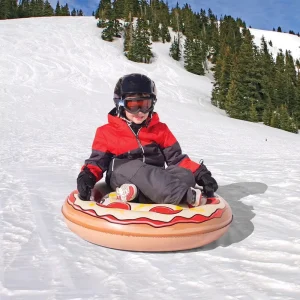 Foldable Inflatable Snow Tube for Winter Outdoor Games