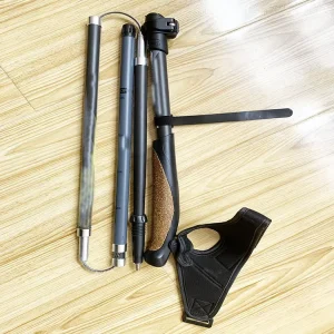 Foldable Nordic Trekking and Running Poles Ultralight 3K Carbon Cork Hiking Stick
