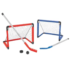 Foldable Street Hockey Set with Ice Hockey Stick and Lacrosse Equipment