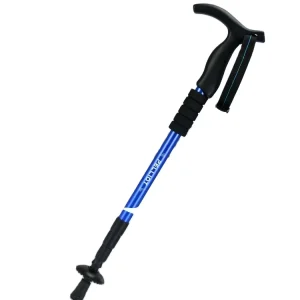 Folding Lightweight Wooden Trekking Poles for Camping Hiking and Self Defense