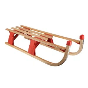 Folding Portable Wooden Sled for Adults and Children