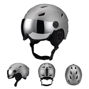 Atomic Ski Helmet with Integrated Visor and Goggles