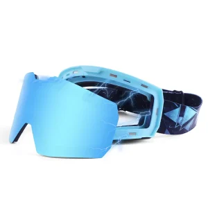 Frameless Magnetic Anti-Fog Snowboard Ski Goggles
