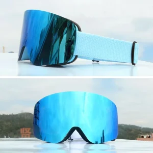 Frameless Magnetic Ski and Snowboard Goggles
