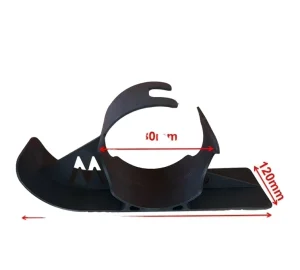 Free Sample Snow Sled Winter Time Outdoor Folding Wagon Plastic Downhill Toboggan Sled