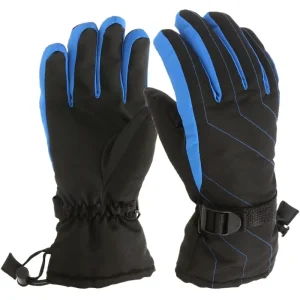 Full-Finger Touchscreen Ski Gloves for Women and Men