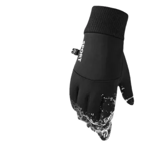 Full Finger Winter Sports Gloves Windproof Waterproof Cycling Motorcycling Skiing Touch Screen Fleece Gloves