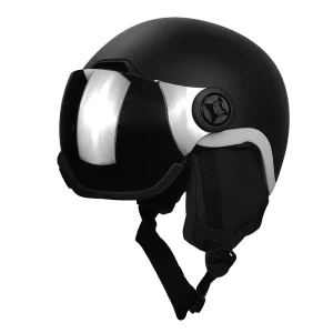 Full Size Winter Ski & Snowboard Helmet with Goggles 100% Nylon Material for Men Women Youth