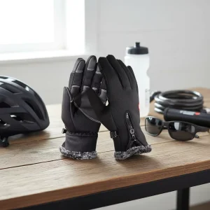 GCZ2 PU Palm Anti-Slip Touchscreen Gloves for Biking, Hiking, and Skiing