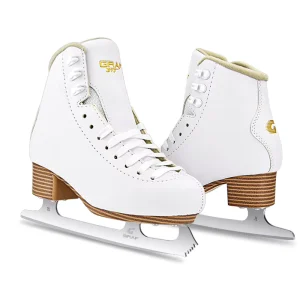 GRAF U20pro White Ice Figure Skates for Adults & Children Stainless Steel Blades Sizes 27# 43#