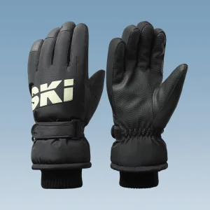 Girls Waterproof Touchscreen Ski and Snowboard Gloves for Motorcycle Riding