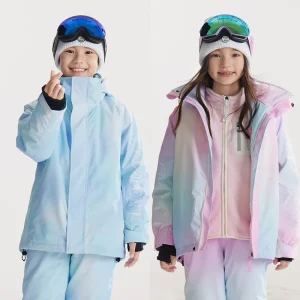 Girls’ and Boys’ Cotton Waterproof Snowboard Skirts for Cold Weather Outdoor Sports