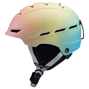 Gradient Color Ski Helmet for Adults, Men, and Women, Warm and Windproof for Skiing and Snowboarding
