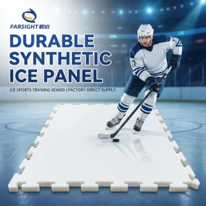 HDPE PE Plastic Synthetic Ice Sheet for Hockey 20mm Mat for Synthetic Ice Rink Custom Cutting Processed