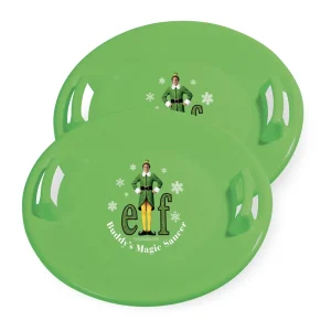 HDPE Round Snow Saucer Sled with Two Hand Grips