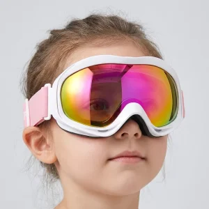 HUBO 168 Custom Logo Ski Goggles with UV 400 Protection Double Layer Anti Fog Lens OTG OEM Snow Goggles Polarized Lenses