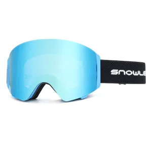 HUBO New Trendy Sports Eyewear Ski Goggles Red Lens Flip Up Design Polarized Blue Lenses PC Frame for Snowmobile Snowboarding