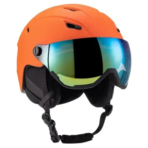 Head Protective CE EN Certificated Ski Helmet for Youth Adult Breathable Snow Helmet with Lens Snowboard Helmet