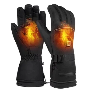 Heated Ski Gloves for Men and Women Waterproof Windproof Breathable Anti-Slip
