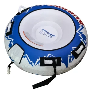 Heavy-Duty 1-Person Inflatable Towable Snow Sled Tube with Nylon Cover