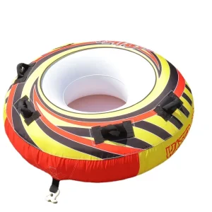 Heavy Duty PVC Inflatable Snow Tube with Pull Rope for Adults and Kids