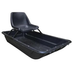 Heavy Duty Plastic Toboggan Ice Sled Snow Sled Utility Sled