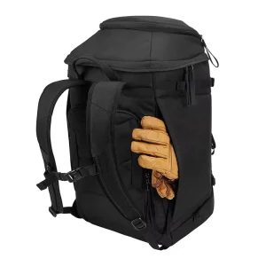 Heavy Duty Ski Boot Backpack Carbon Fiber Reinforced Frame Waterproof Exterior Bottom Abrasion for Mountain Use
